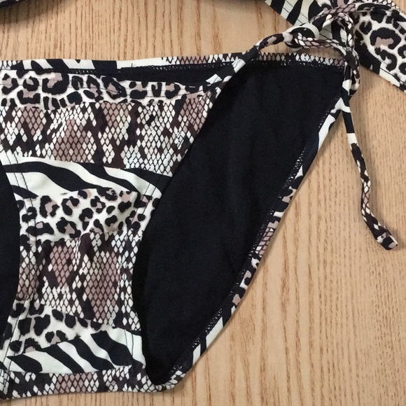 B43 Women 2Pc Smart & Sexy Swimsuit Bikini Animal Print Padded Size 34C Small - Picture 5 of 8